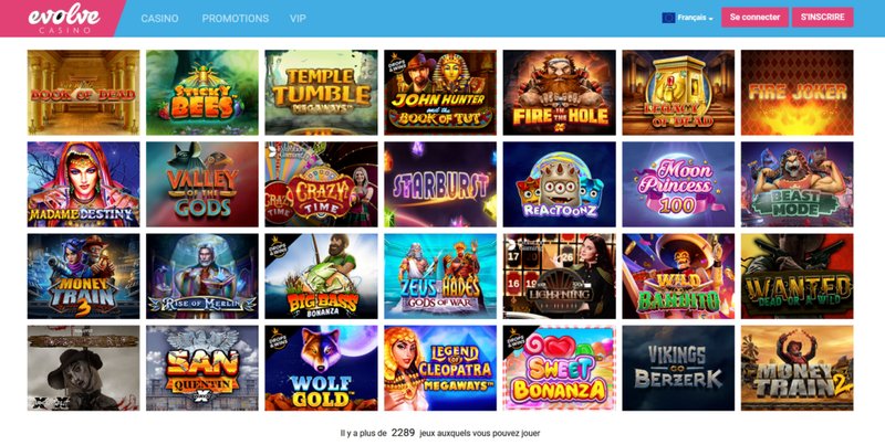 Découvrez l'univers de Evolve Casino : un monde de jeu en ligne inégalé à France
